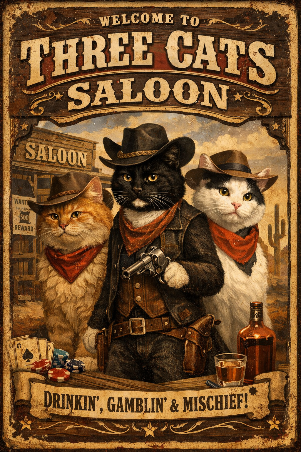 The Three Cats Saloon