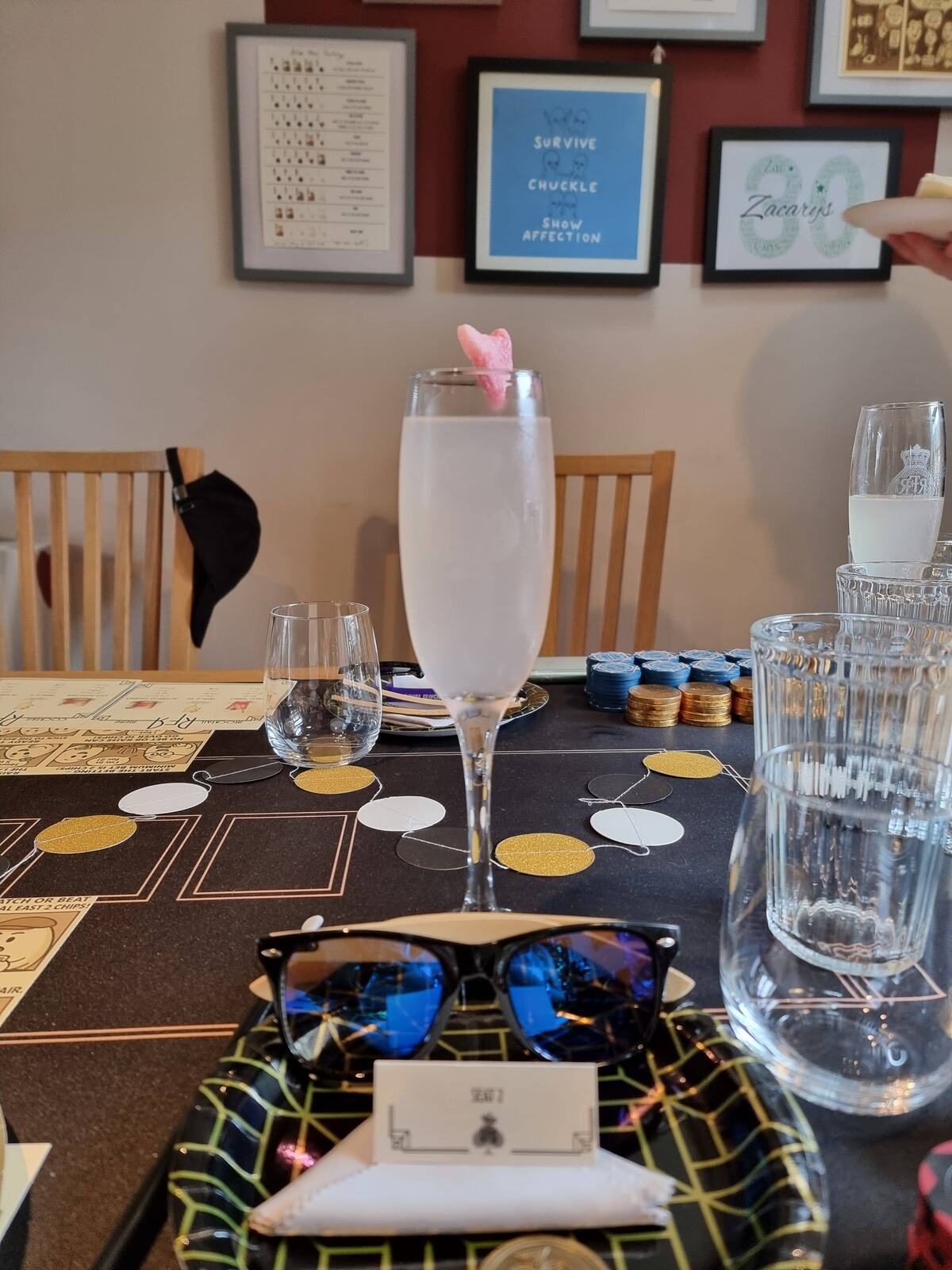 A French 75 served at the RFR III poker table